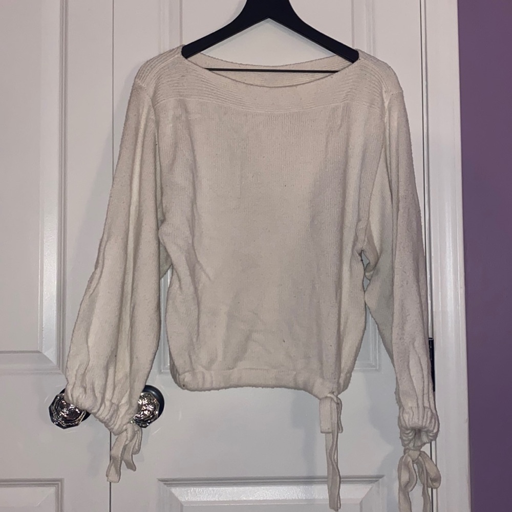 Cream sweater